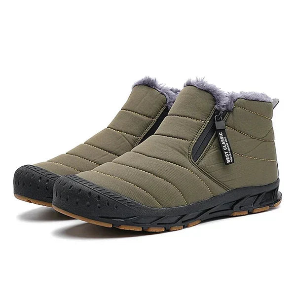 Bottes d'hiver imperméables et chaudes isolées