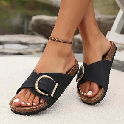 Sandales élégantes femme confort design