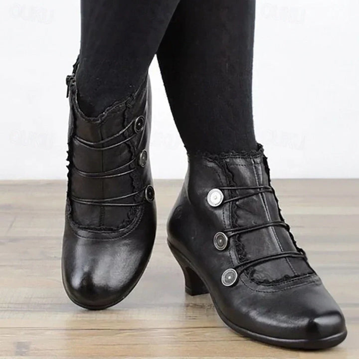 Bottines femme victoriennes à lacets