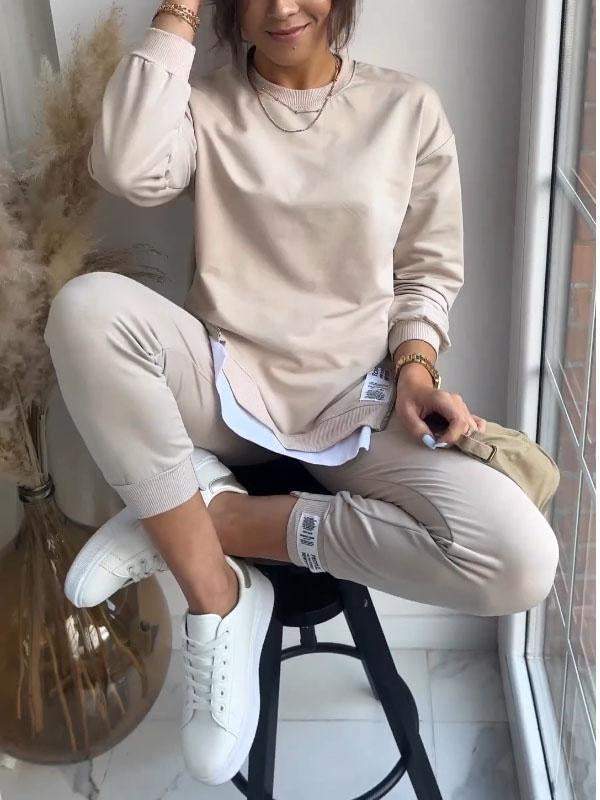 Ensemble Pull Pantalon Femme Confortable Quotidien