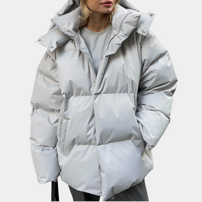 Manteau Femme Maron Élégant Léger