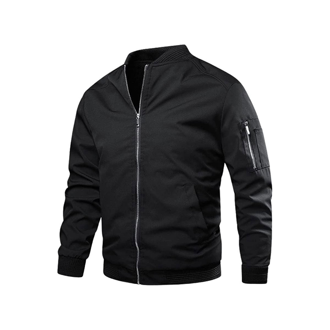 Bomber en vogue pour homme, léger, fermeture éclair