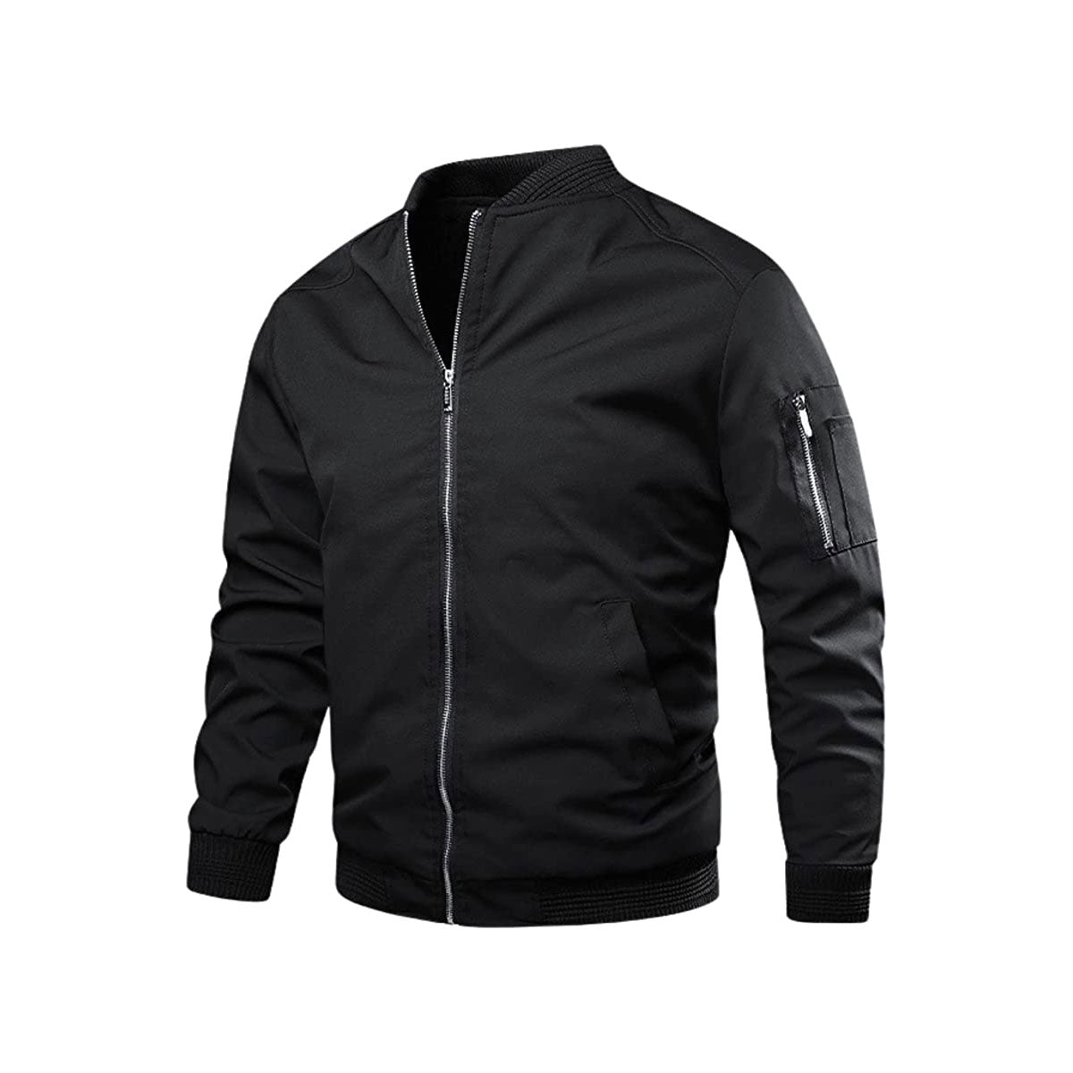 Bomber en vogue pour homme, léger, fermeture éclair