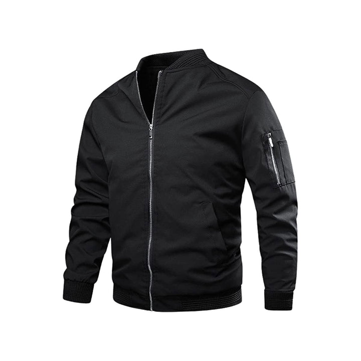 Bomber en vogue pour homme, léger, fermeture éclair