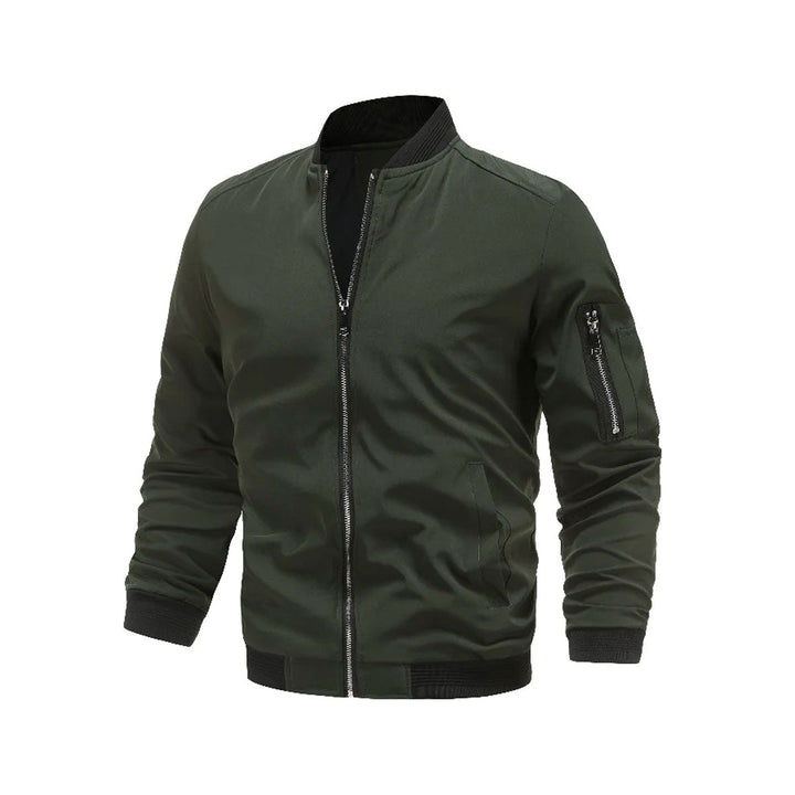 Bomber en vogue pour homme, léger, fermeture éclair