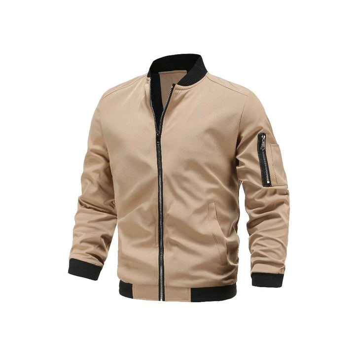 Bomber en vogue pour homme, léger, fermeture éclair