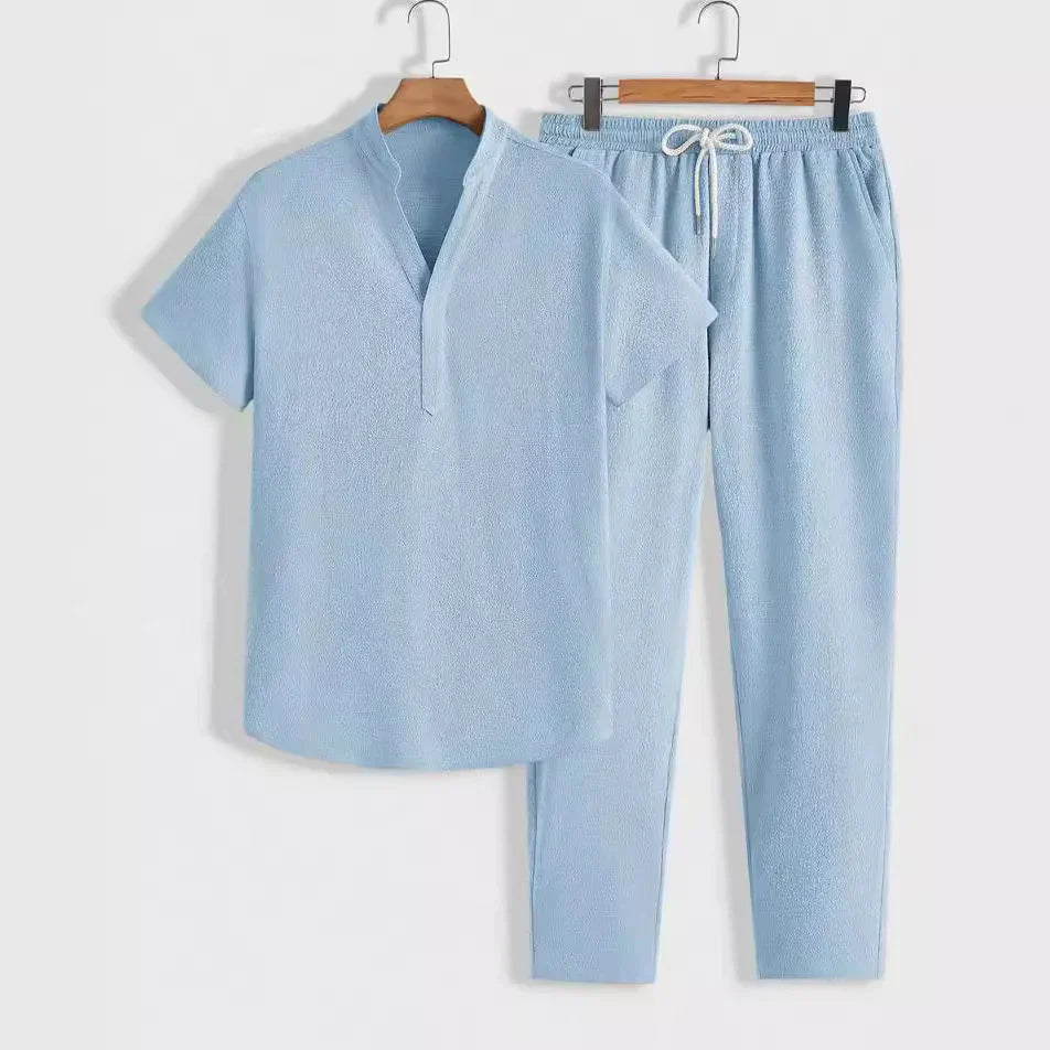 Ensemble de salon pour hommes - Polo confortable et pantalon
