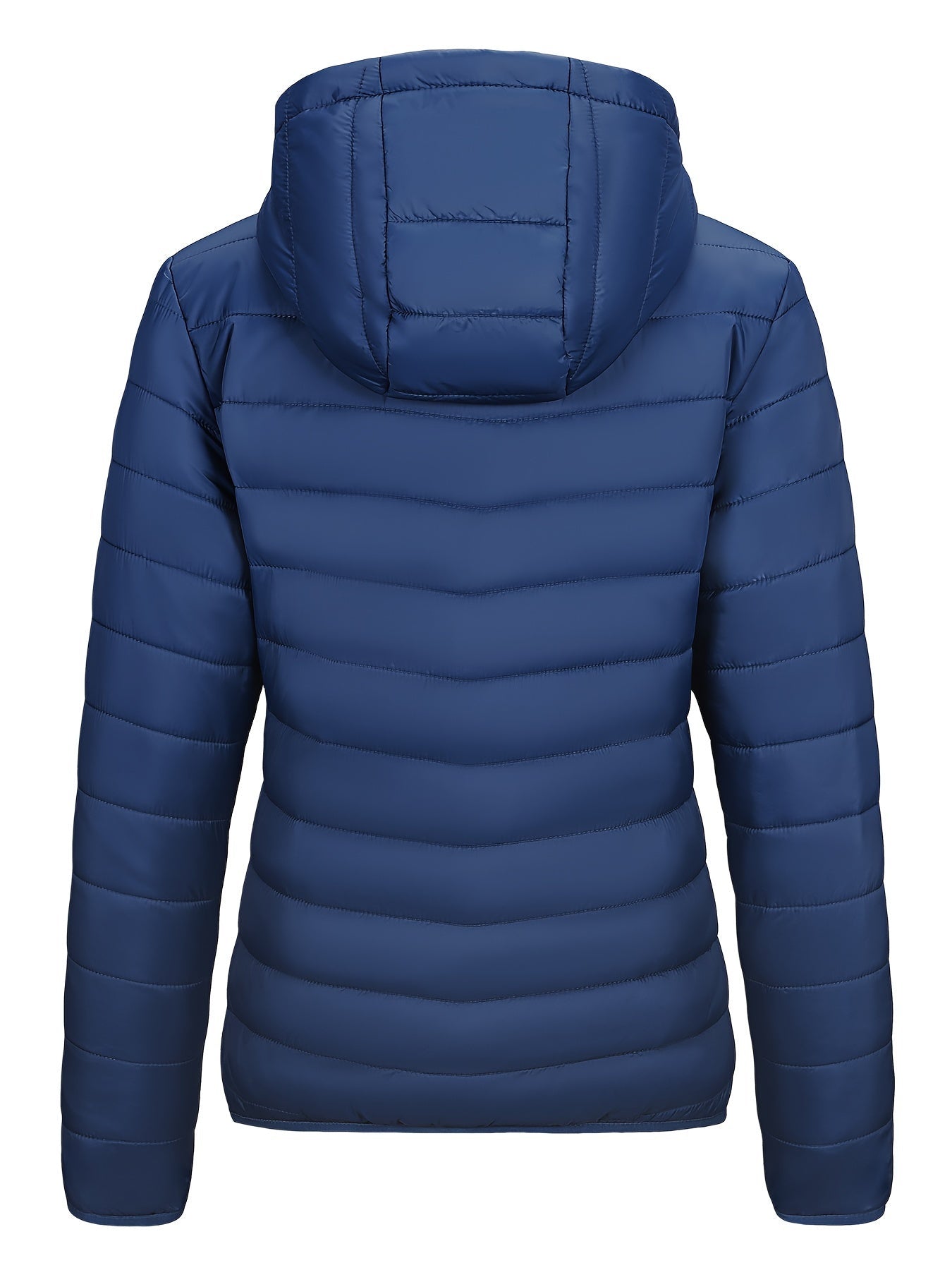Praktischer Damen Windbreaker Leicht Kapuze - IdealeKleiden