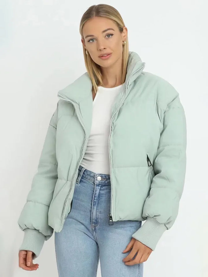 Damen Pufferjacke Leicht &amp; Warm - IdealeKleiden