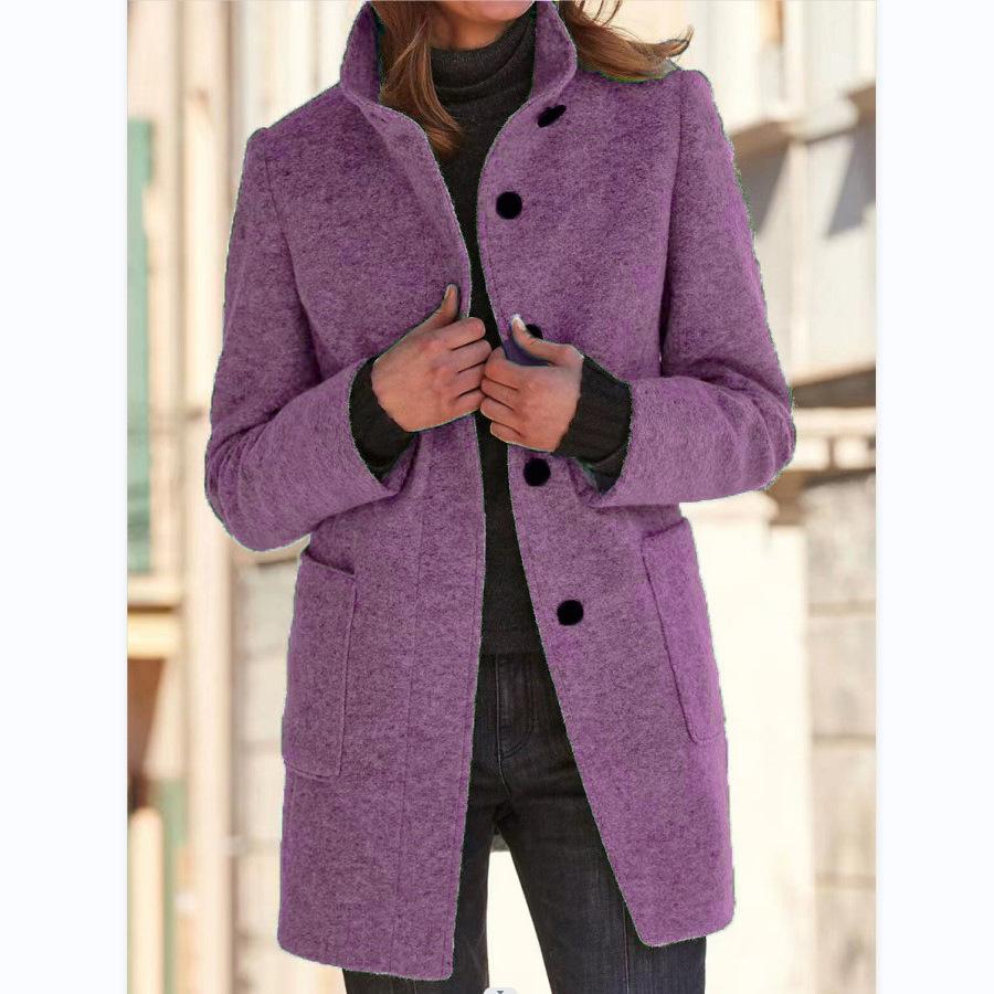 Manteau d'hiver stylé avec poches avant
