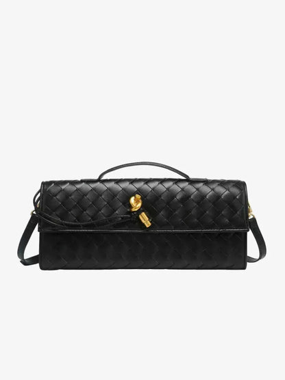 Sac à bandoulière tressé mode femme avec poignée