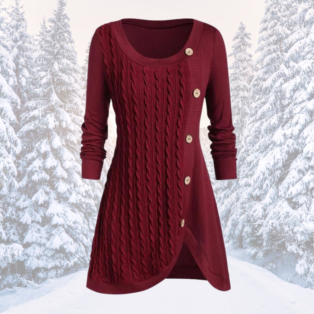 Robe pull femme chaude et élégante
