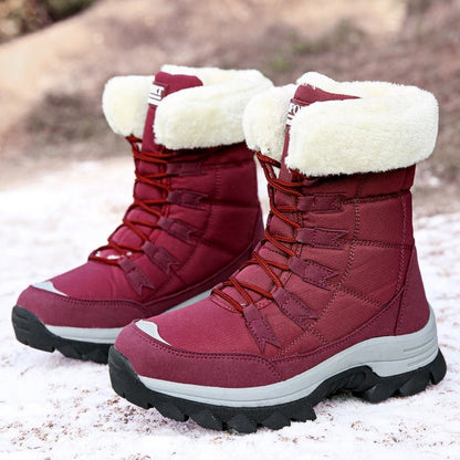 Bottes d'hiver chaudes isolées pour femmes