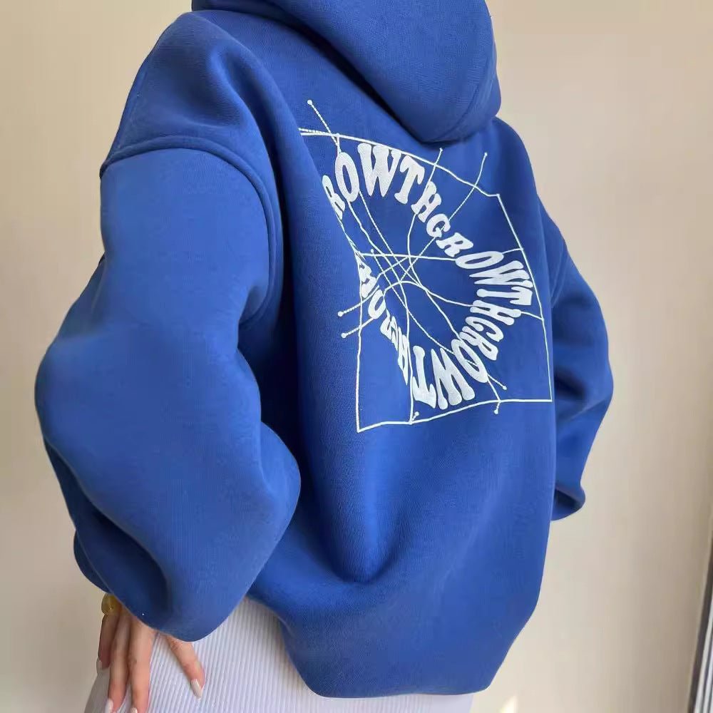 Liora - Sweat à capuche oversize avec imprimé au dos saisissant