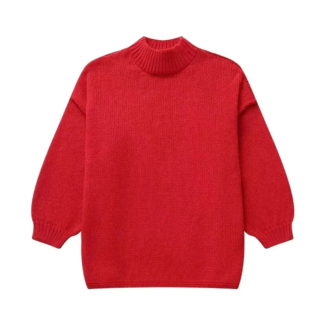 Pull-over automne Femme Oversized Chaud et Confortable