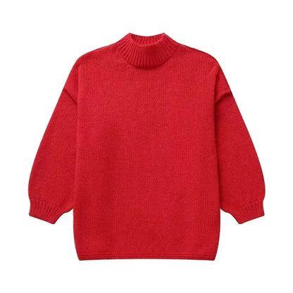 Pull-over automne Femme Oversized Chaud et Confortable