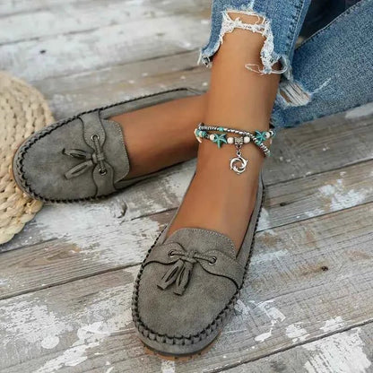 Mocassins pour femmes Design élégant Nœud