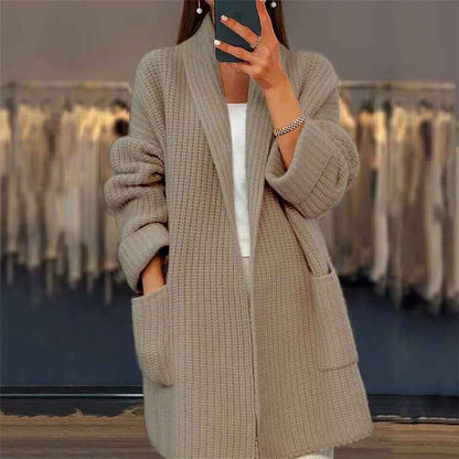 Gilet long confortable Oversize