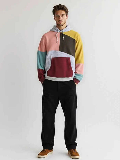 Sweat à capuche confortable homme décontracté