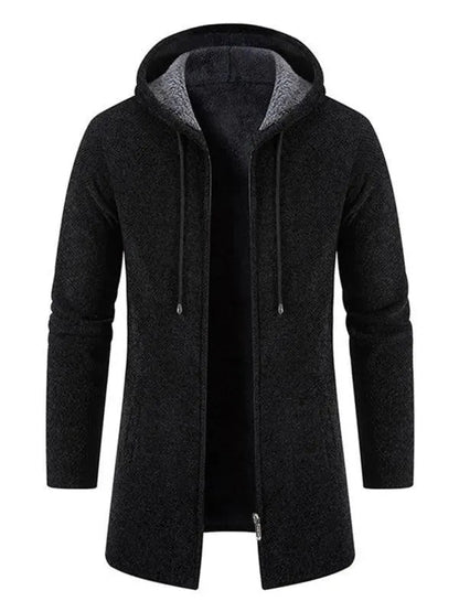 Cardigan à capuche chaud pour homme