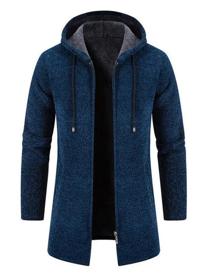 Cardigan à capuche chaud pour homme
