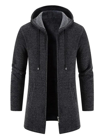 Cardigan à capuche chaud pour homme