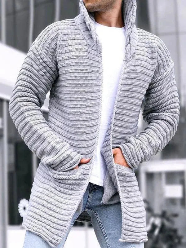 Col roulé en tricot élégant et chaud pour homme