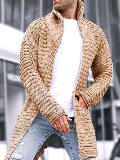 Herren Rollkragen Strickpullover Warm Elegant - IdealeKleiden