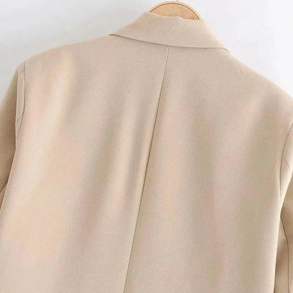 Damen Blazer Bequem Freizeit Style - IdealeKleiden