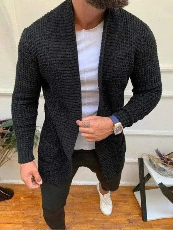 Pull tricoté confortable pour homme, coupe décontractée