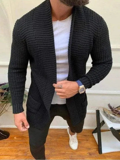 Pull tricoté confortable pour homme, coupe décontractée