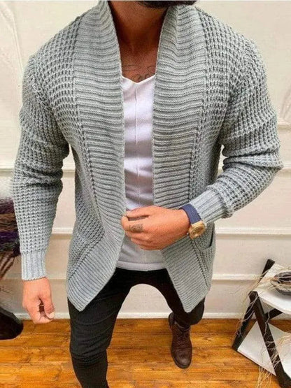 Pull tricoté confortable pour homme, coupe décontractée