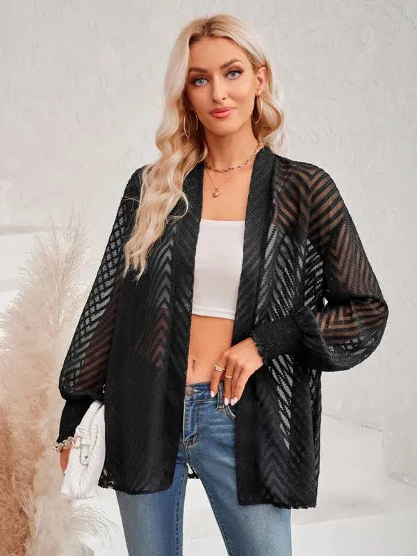 Cardigan classique pour femme style vintage