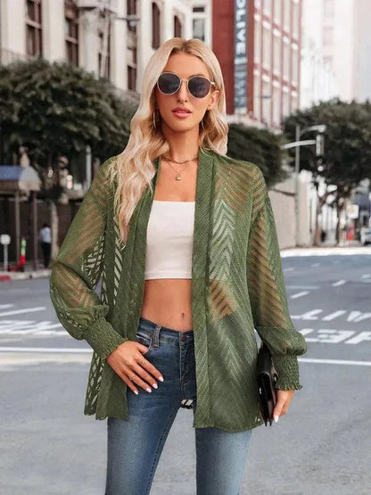 Klassische Damen Strickjacke Vintage Look - IdealeKleiden