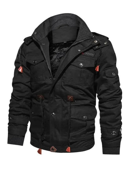 Veste confortable pour homme, chaude et à capuche, pour l'hiver