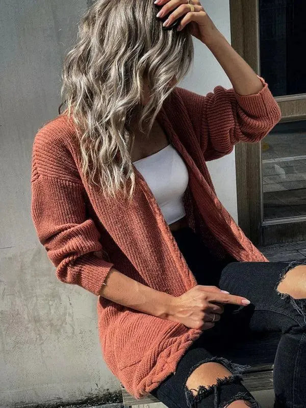 Damen Strickjacke Weich und Warm - IdealeKleiden