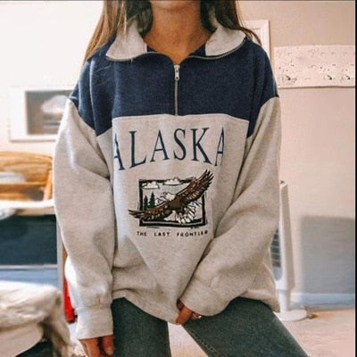 Sweat à capuche d'hiver oversize pour femme