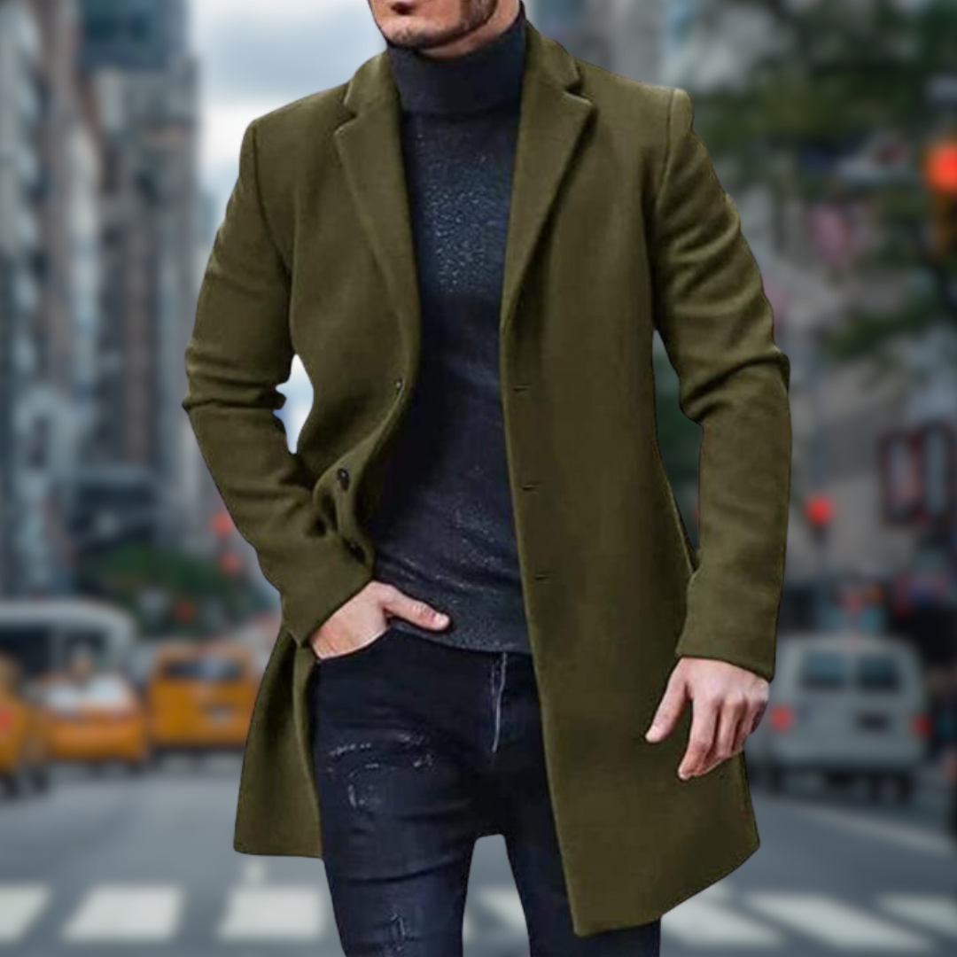 Trench-coat long femme élégant et confortable
