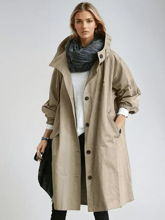 Damen Wintermantel Lang Elegant - IdealeKleiden