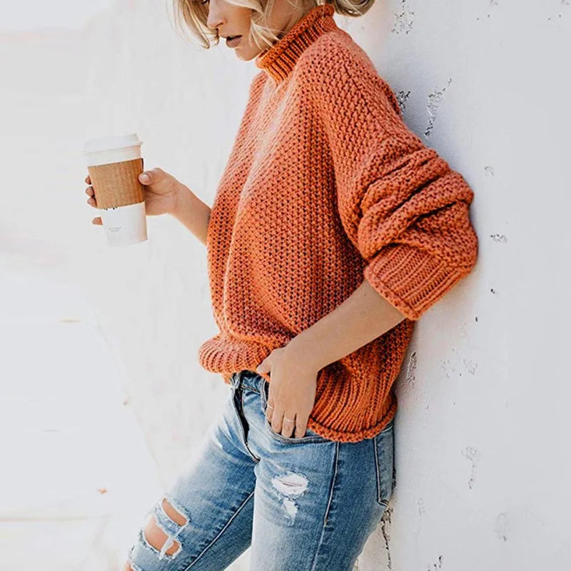 Pulls à col roulé élégants pour femmes Qualité de luxe