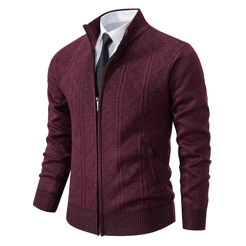 Gilet élégant pour homme en maille de luxe