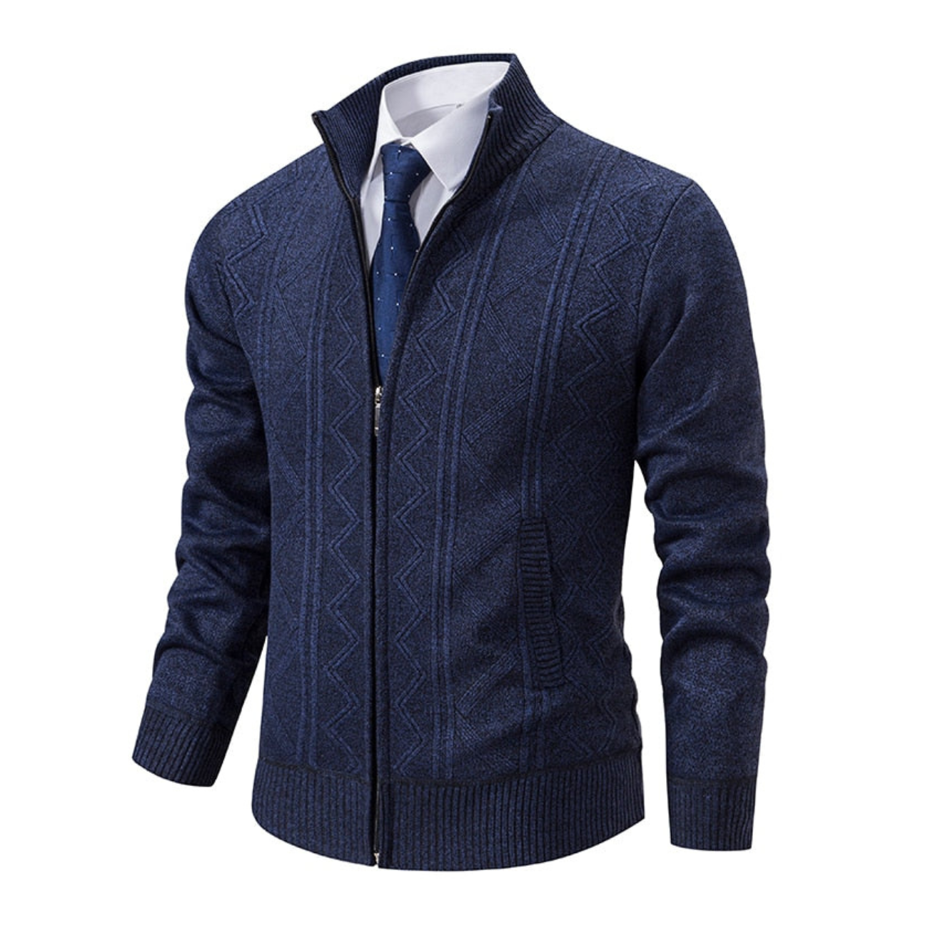 Gilet élégant pour homme en maille de luxe