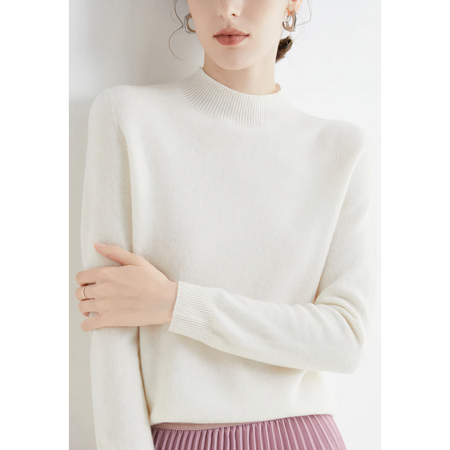 Pull en cachemire élégant pour femme de qualité supérieure