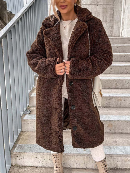 Manteau Femme Moelleux Design Élégant