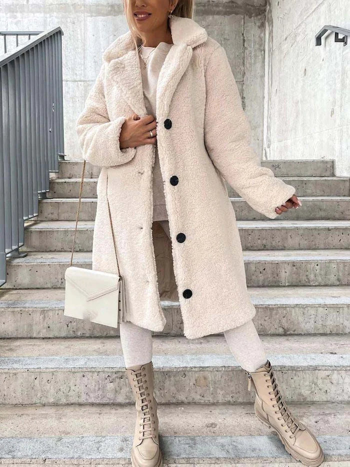 Manteau Femme Moelleux Design Élégant