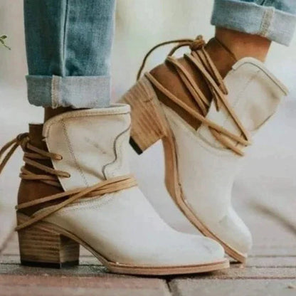 Bottes imperméables pour femmes à plateforme haute