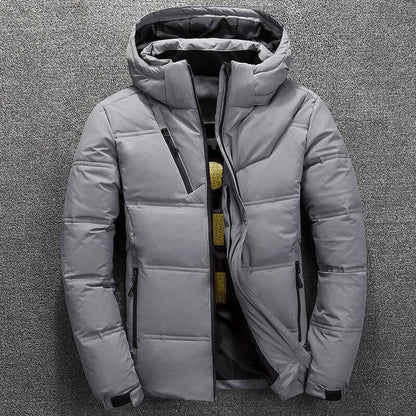 Don - Warme Winterjacke mit Kapuze - IdealeKleiden