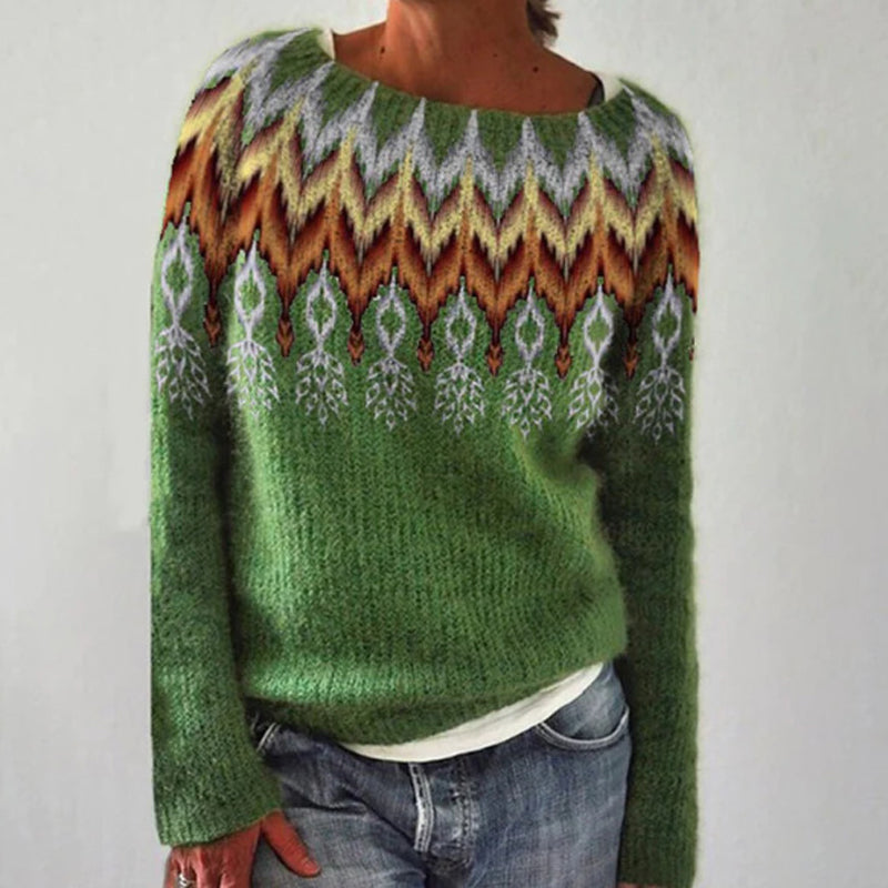 Pull d'hiver confortable Luxe Coton Chaud Élégant