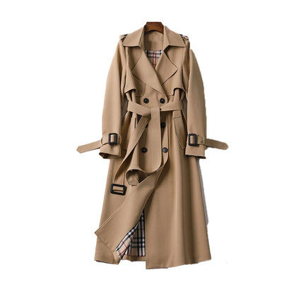 Klassischer Damen Trenchcoat Elegant - IdealeKleiden