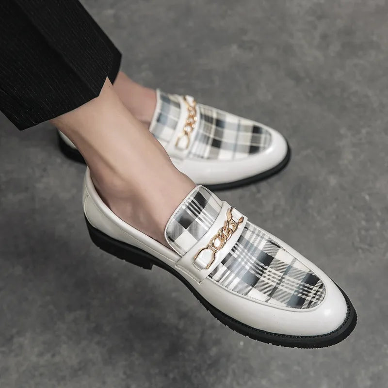 Élégantes bottes en cuir pour hommes